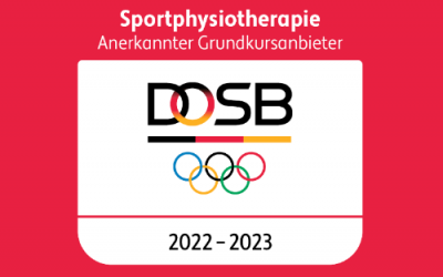 DOSB-anerkannte Kursreihe Sportphysiotherapie im ZfS – 2022
