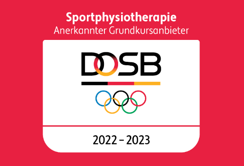 DOSB-anerkannte Kursreihe Sportphysiotherapie im ZfS – 2022